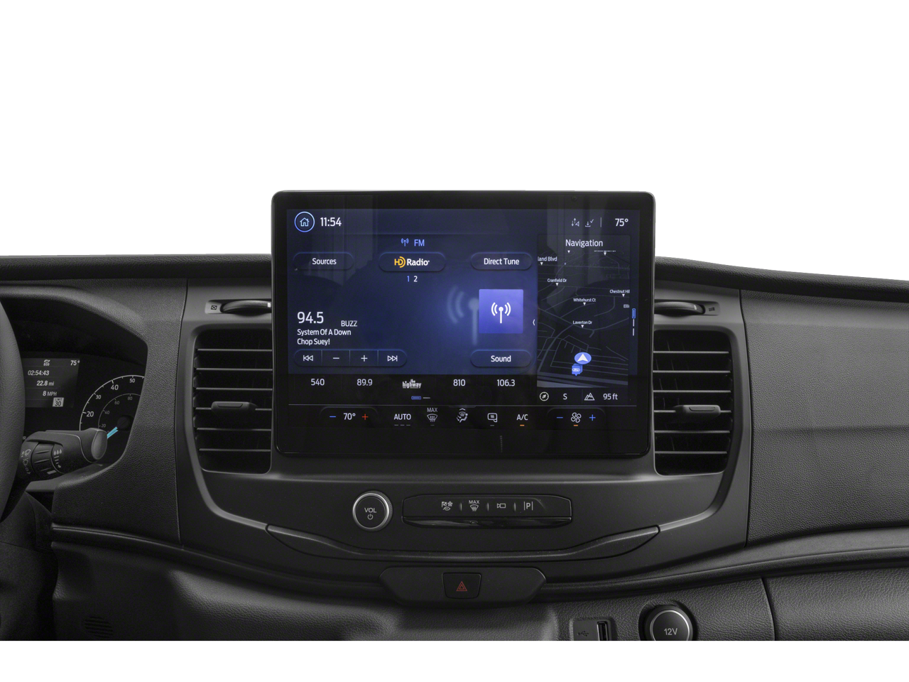 2023 Ford E-Transit Cargo Van T-350 130" Low Rf 9500 GVWR RWD