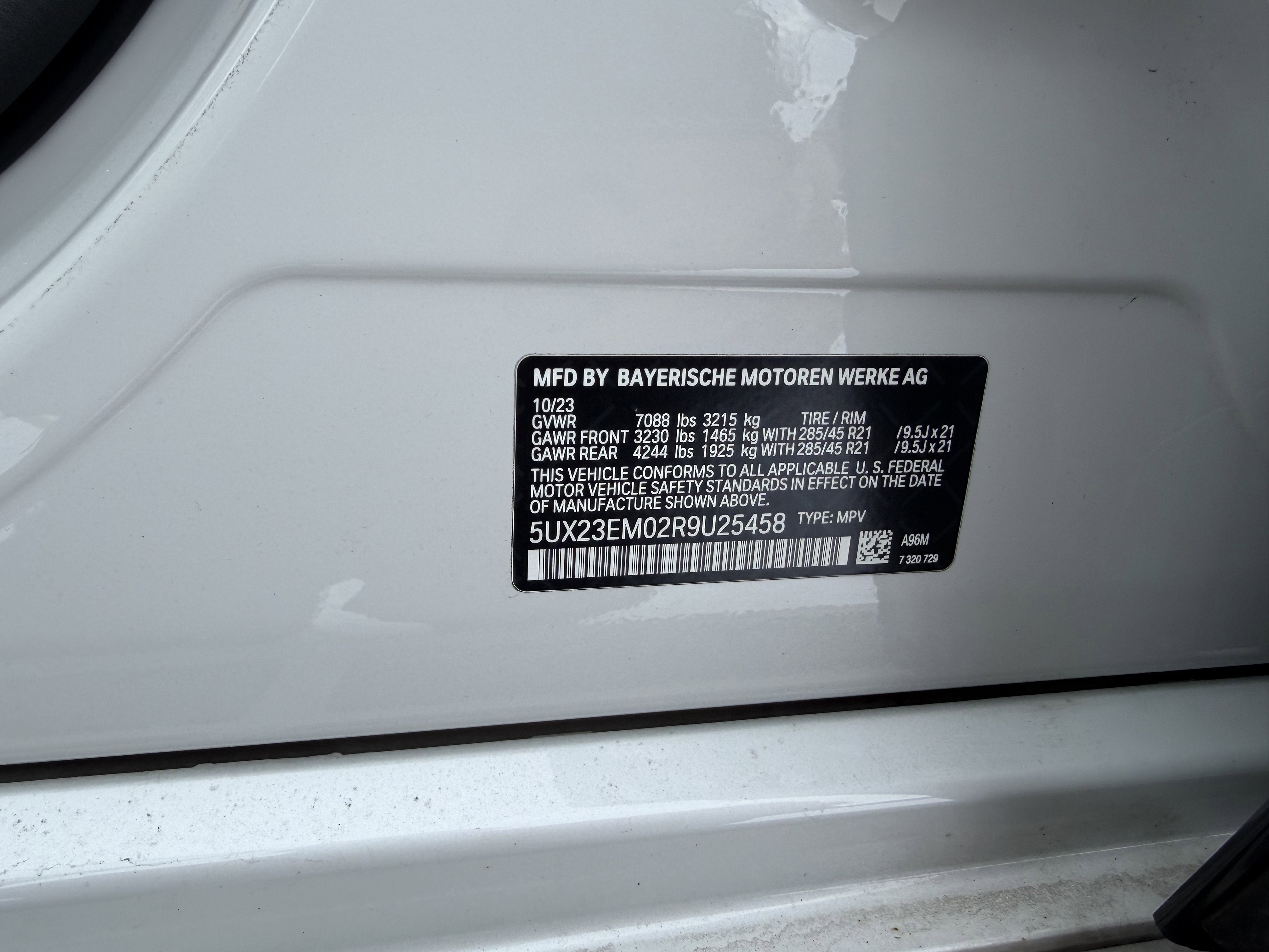 2024 BMW X7 xDrive40i Sports Activity Vehicle