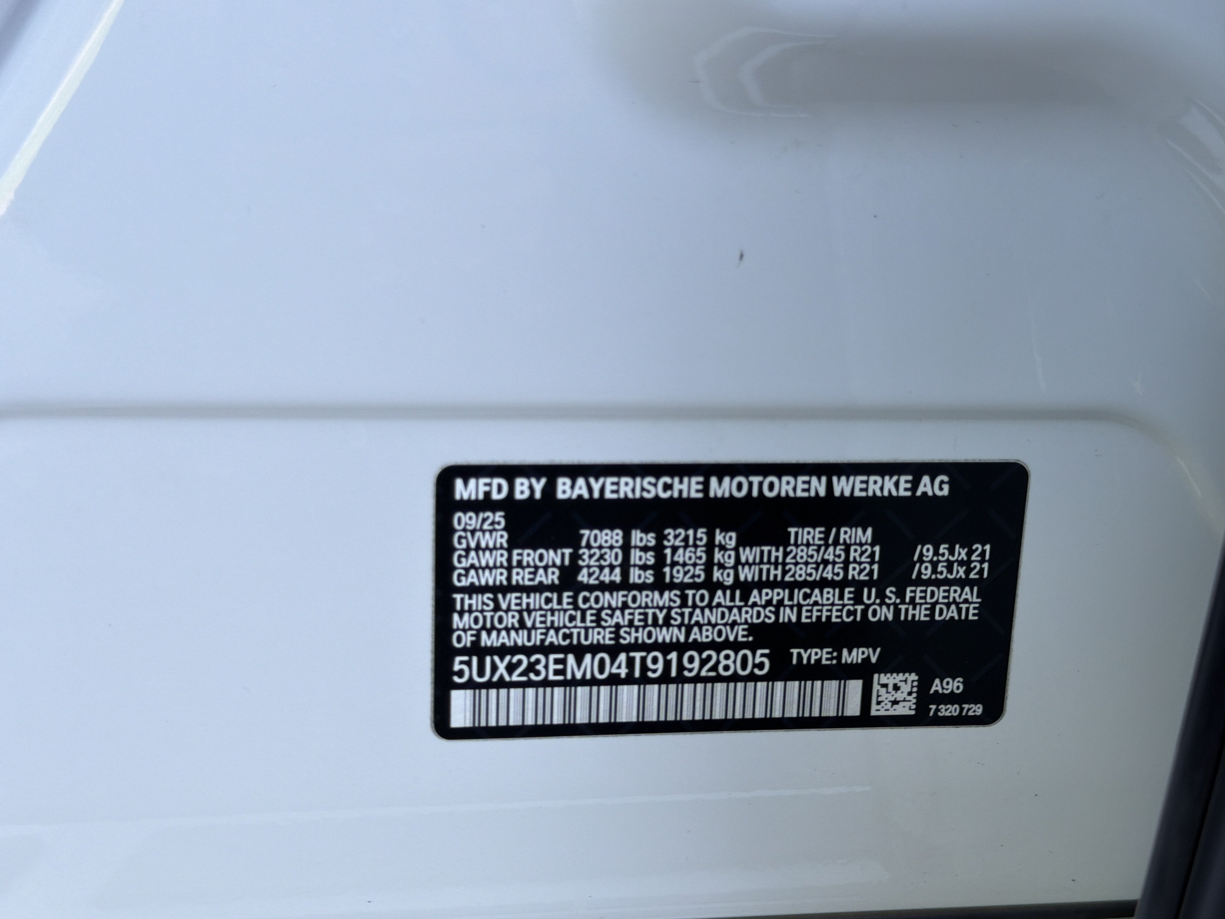 2026 BMW X7 xDrive40i Sports Activity Vehicle