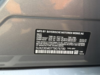 2026 BMW X7 xDrive40i Sports Activity Vehicle