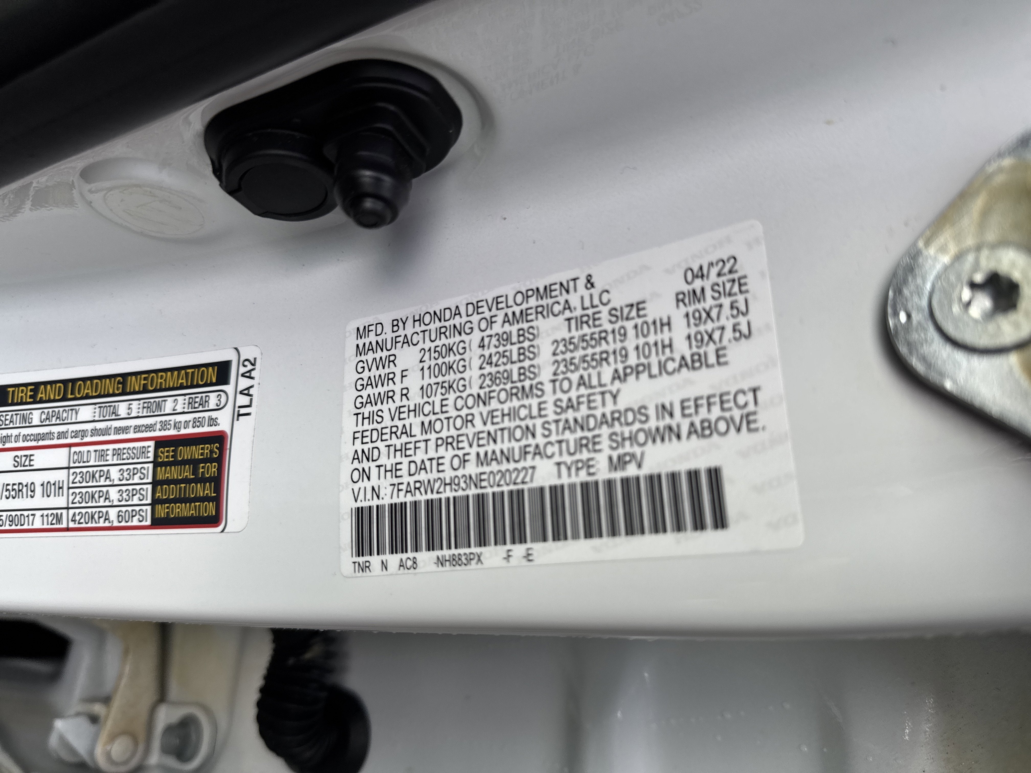 2022 Honda CR-V Touring AWD