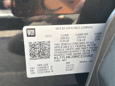 2024 Chevrolet Trax FWD 4dr LT