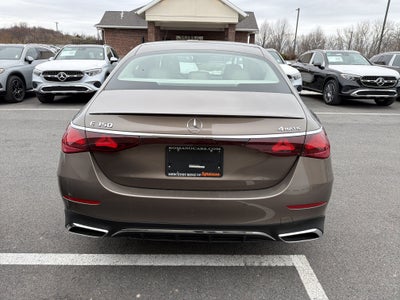 2026 Mercedes-Benz E-Class E 350 4MATIC® Sedan