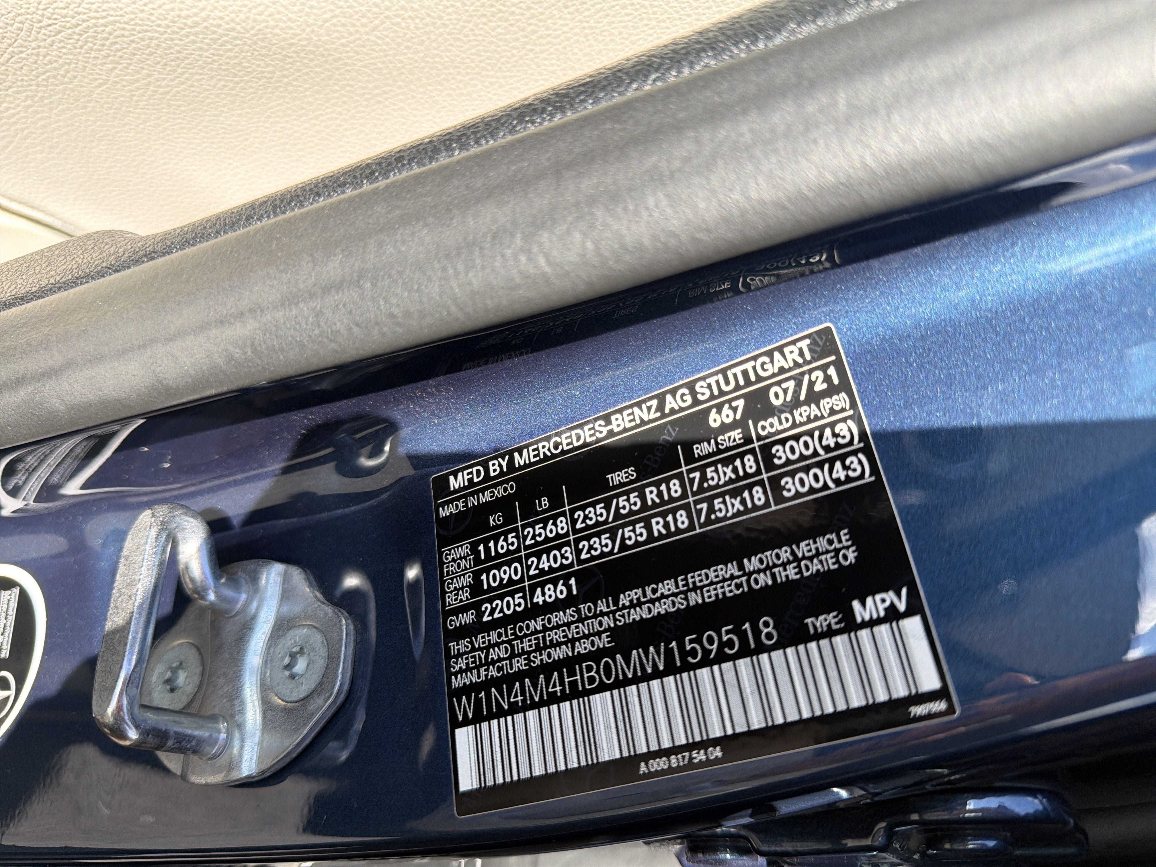 2021 Mercedes-Benz GLB GLB 250 4MATIC® SUV