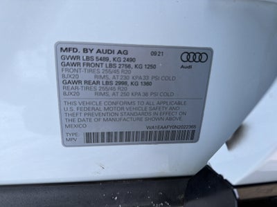 2022 Audi Q5 S line Premium Plus 45 TFSI quattro