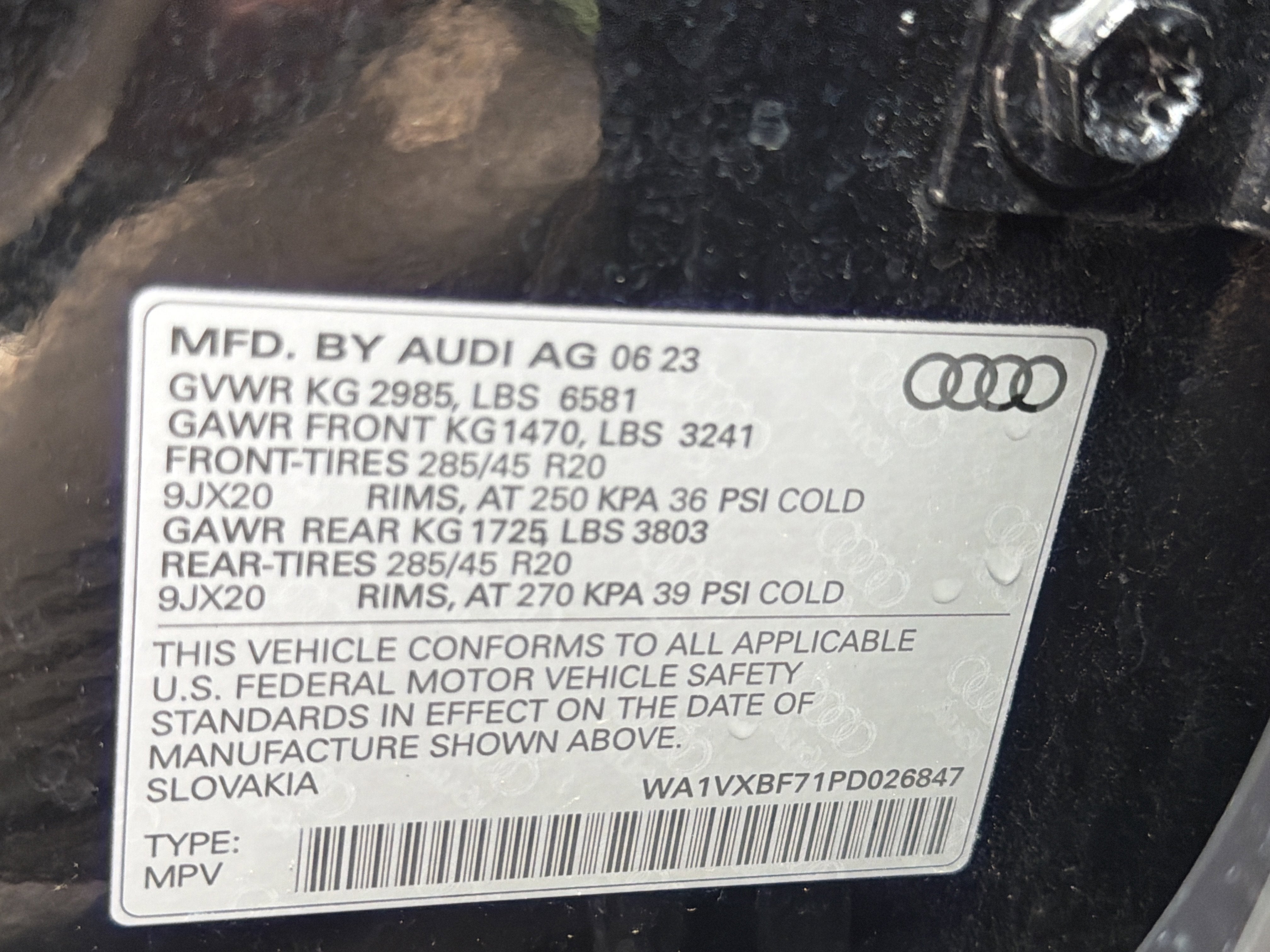 2023 Audi Q7 Prestige 55 TFSI quattro